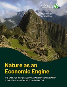 Cover image for Nature as an Economic Engine policy brief.