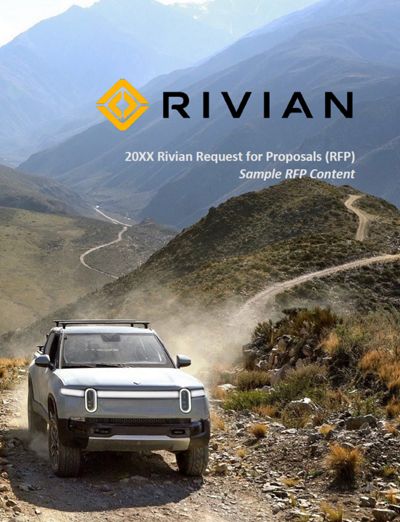 Cover of Rivian RFP Template