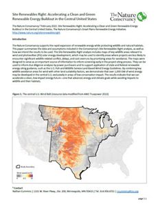Cover of Site Renewables Right methods paper. 