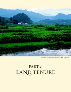Land Tenure