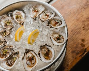 Oyster platter.