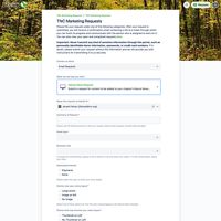 Screenshot of Jira submission form for nature news