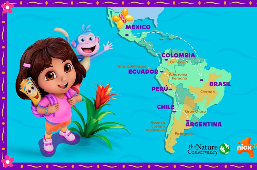 Dora la Exploradora recorre Latinoamérica de la mano de TNC.