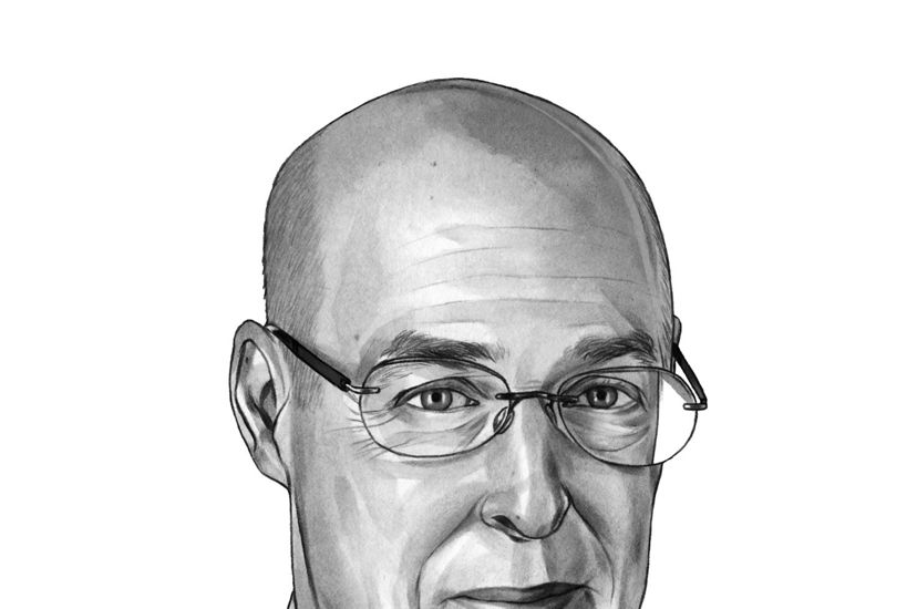 Black-and-white portrait of Henry Paulson