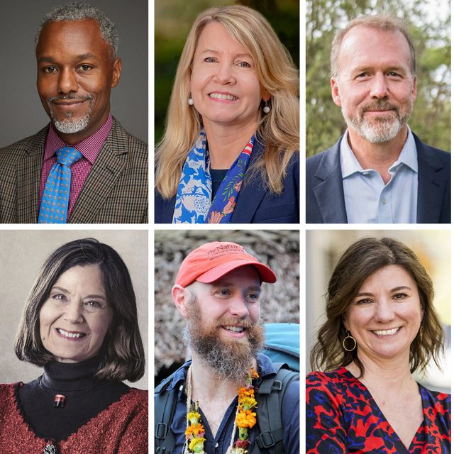 Collage of four Nature Conservancy leaders.