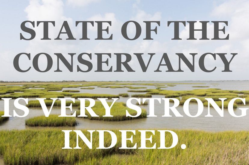 The State of The Nature Conservancy is very strong.