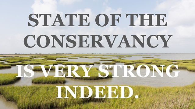 The State of The Nature Conservancy is very strong.