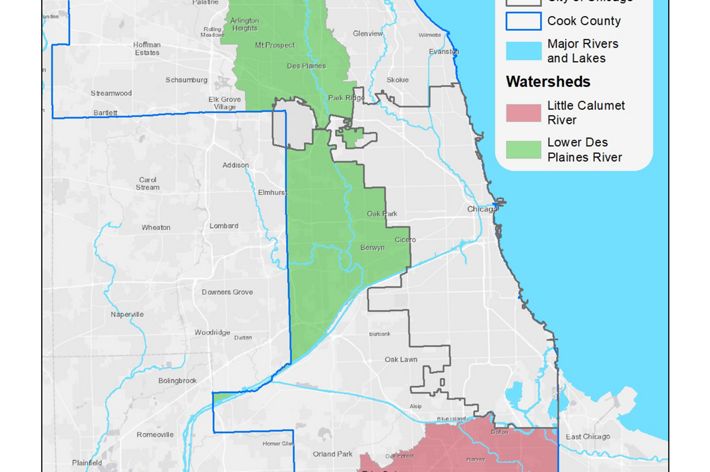Map of Stormstore Pilot areas