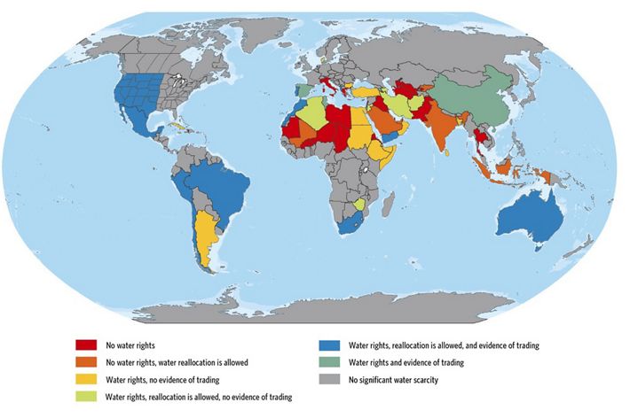 In Countries Experiencing Water Scarcity