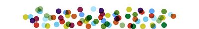 Graphic of colorful dots