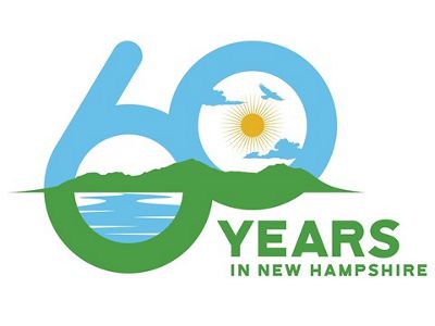60th Anniversary logo for TNC in New Hampshire.