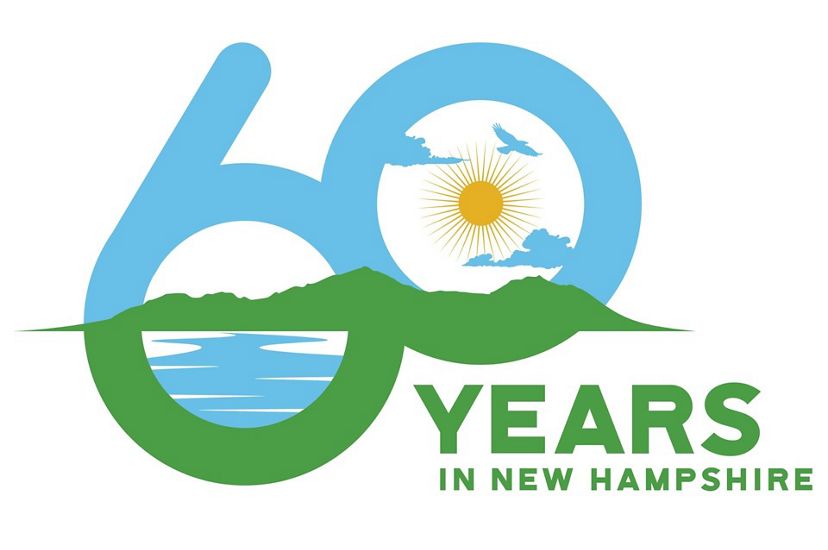60 years of conservation in New Hampshire logo