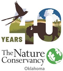 TNC Oklahoma's 40th anniversary logo.