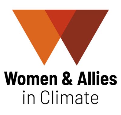 Women & Allies in Climate logo.