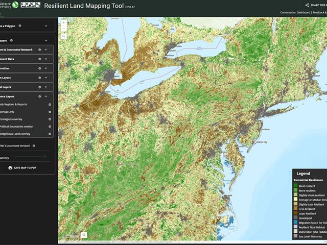 Map of Appalachians.