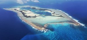 Aerial view of Palmyra Atoll National Wildlife Refuge, part of the larger Pacific Remote Islands Marine National Monument which was established on January 6, 2009. 