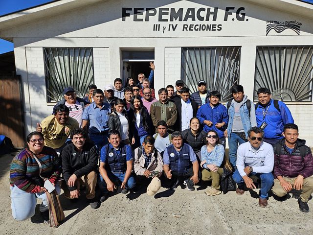 Encuentro entre pescadores de Marcona, Perú; y pescadores de Fepemach, III y IV regiones de Chile.