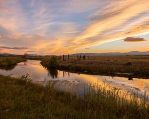 View of ranch lands along the Carson River.