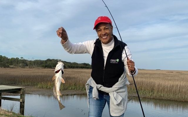 Dale has been a visible Black woman in conservation for much of her 25-year career. Raised to be independent, she says with a big smile, “I’m all Dale all the time. I can do anything!”