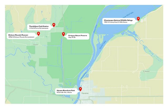 An Eagle Day activity map.