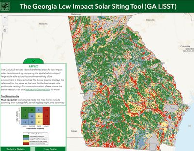 Georgia LISST overall preference map.