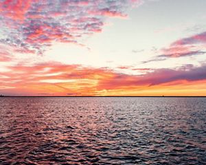 Sunset on Lake Erie.