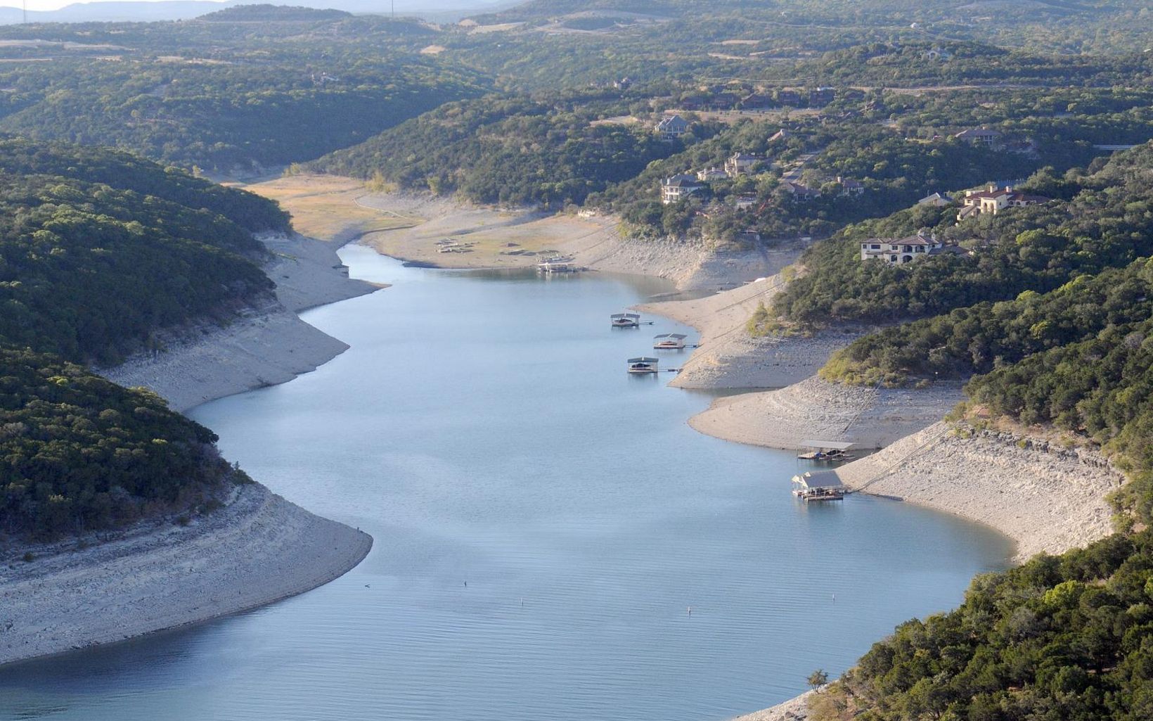 
                
                  Releases from the LCRA's reservoirs support nature, but have been cut in recent drought years. By purchasing stored water or conserving water on farms, a WSIP could help secure more water for nature.
                  © Chase A. Fountain for Texas Parks and Wildlife Department
                
              