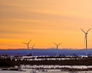 Wind turbines in NY