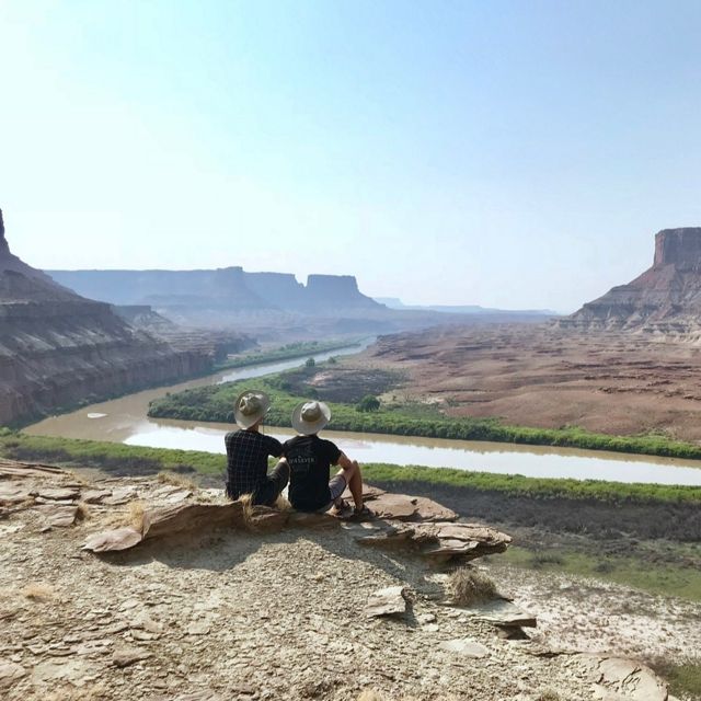 Chad and partner Matthew visit the Green River in Utah.