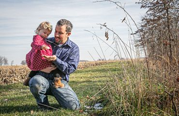 Farmer Advocate for Conservation, Matt Burkholder.