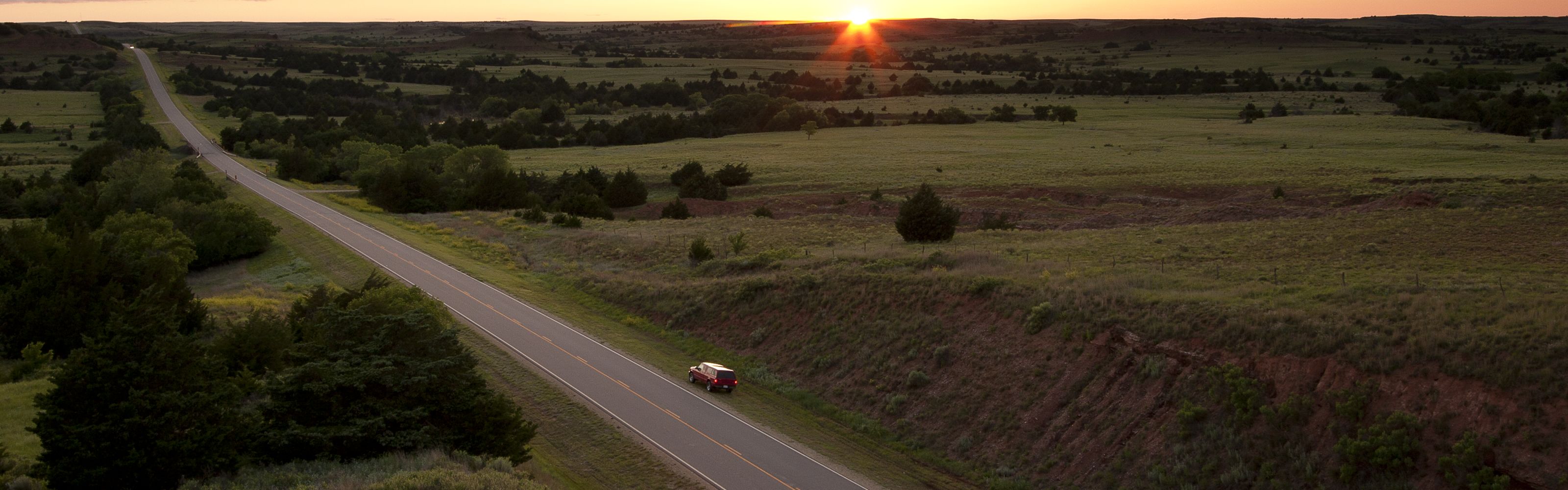 Explore the beauty of the Red Hills by taking a trip on the Gyp Hills Scenic Byway.