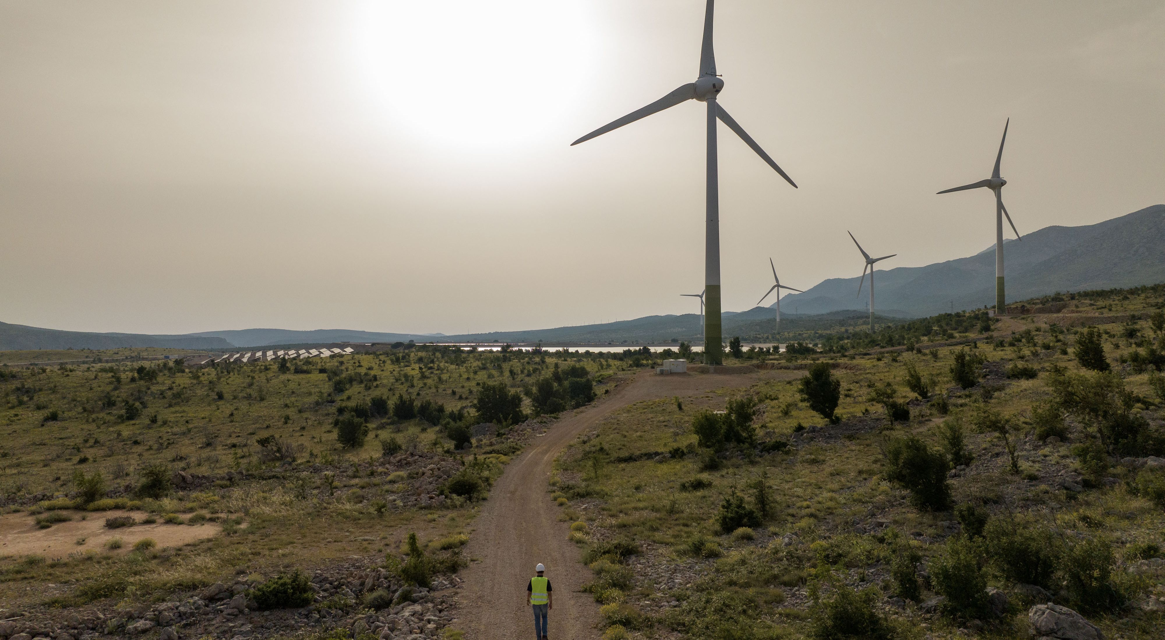 The Jasenice wind farm lies next to Croatia's Zrmanja river - offering the country an energy path that is both renewable and nature-positive