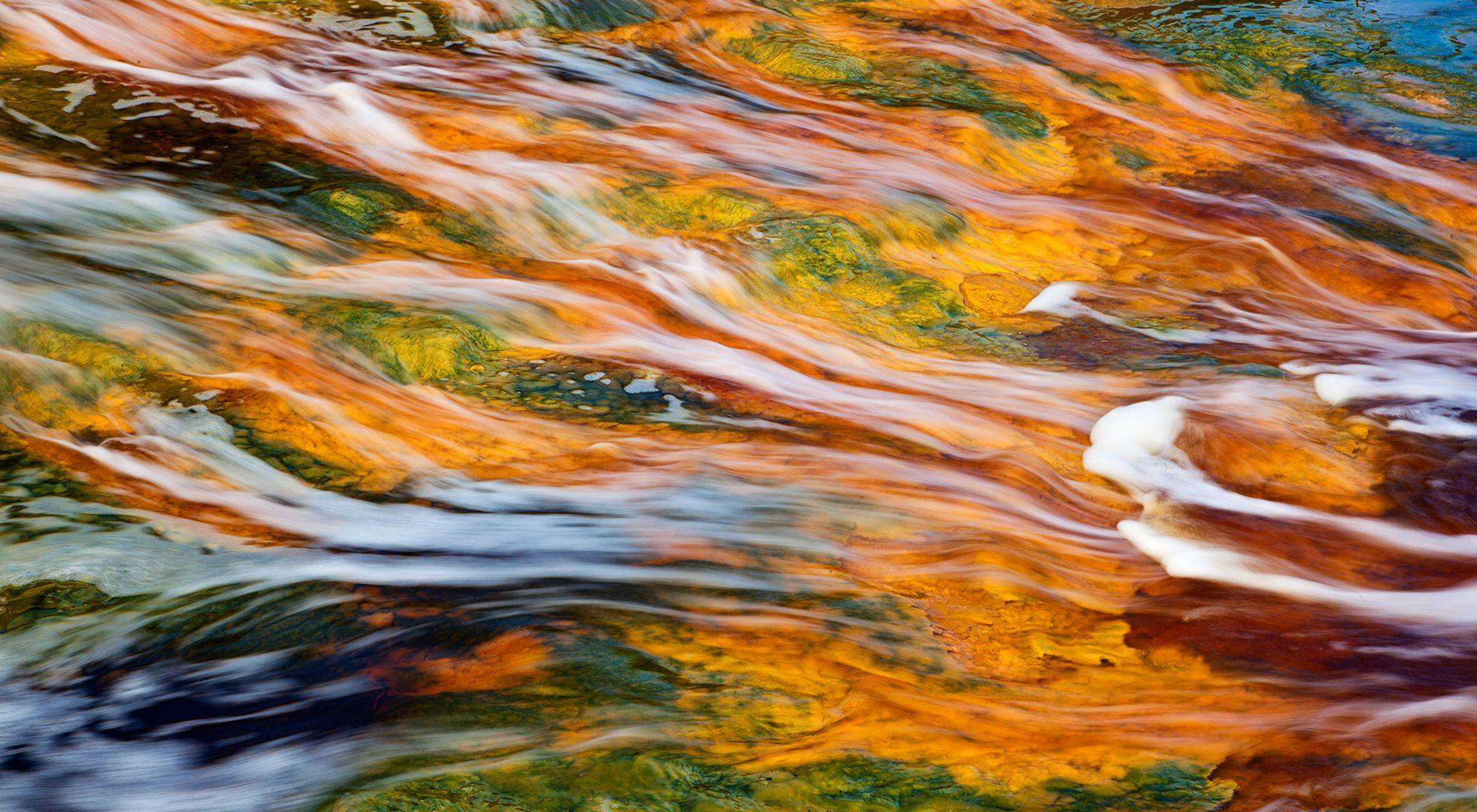 Abstract picture of a river. 