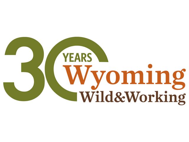 Wyoming 30 Years Wild and Working Logo