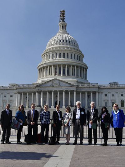 TNC in CT Staff and Trustees standing on Capitol Hill