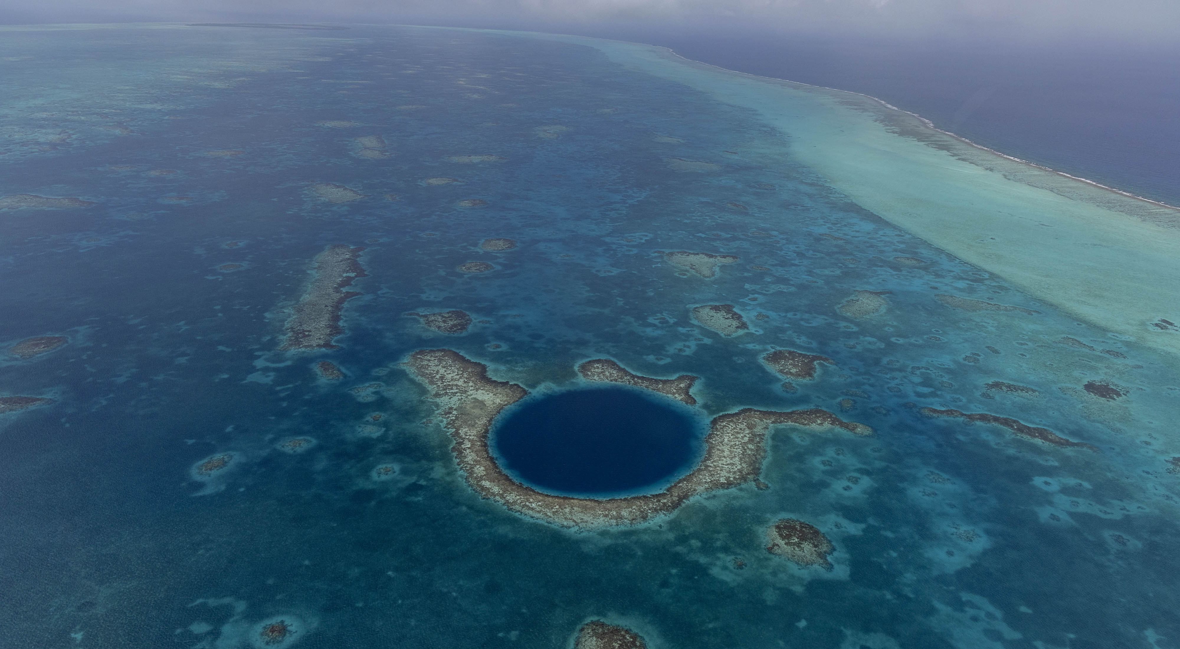 Belize's Great Blue Hole–a marine sinkhole more than 400 feet deep–has become a world-class destination for recreational scuba divers. 