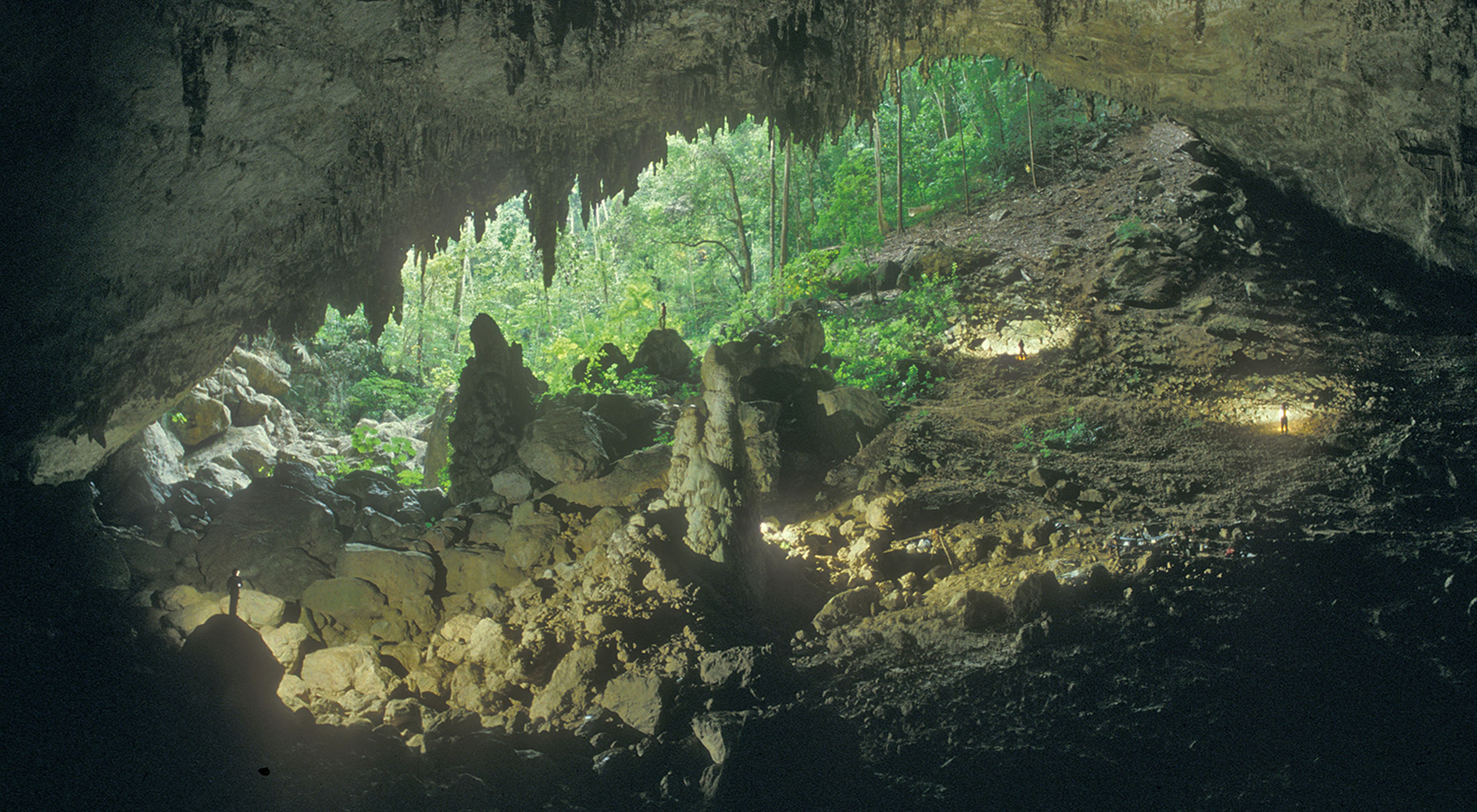 Entrance to Chiquibul Cave in western Belize