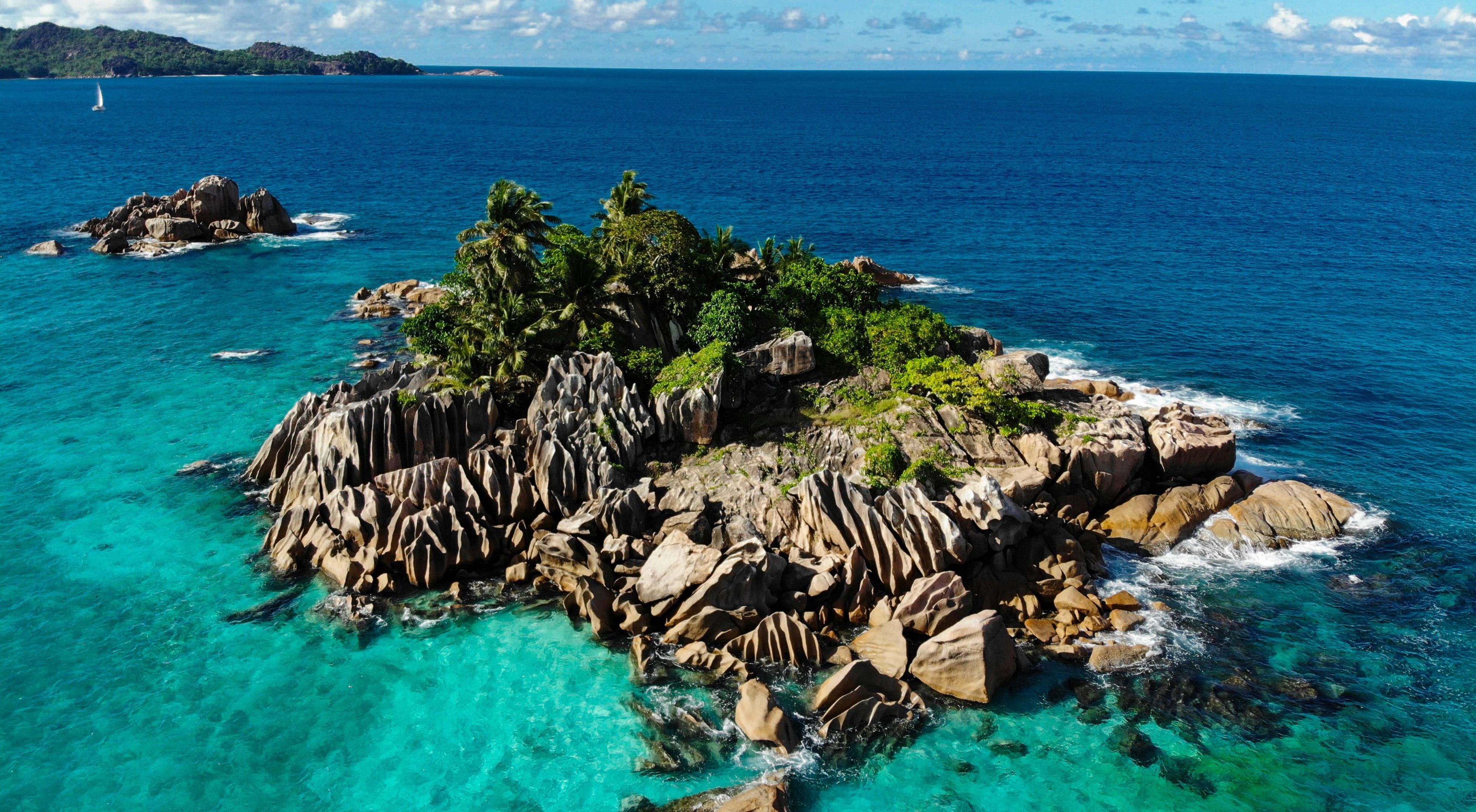 of an island in the Seychelles.