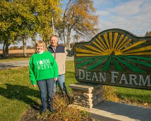 Allen and Shelly Dean at their Farm
