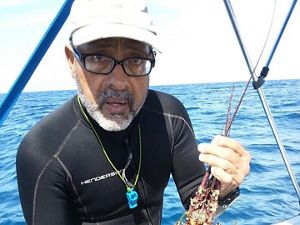 Andrés Maldonado has been diving for a living since 1973. He's glad to be testing an electronic reporting system in Puerto Rico, hoping better data may improve fisheries.