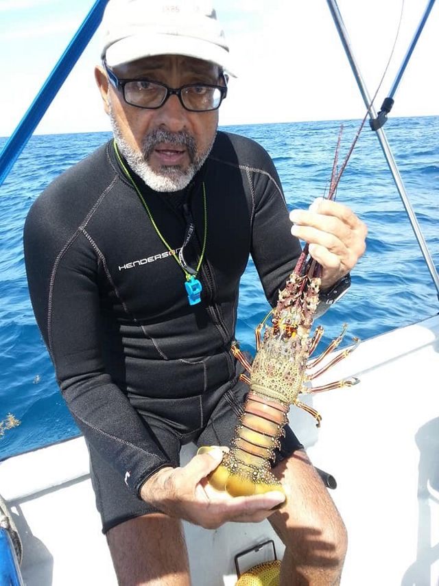Andrés Maldonado has been diving for a living since 1973. He's glad to be testing an electronic reporting system in Puerto Rico, hoping better data may improve fisheries.