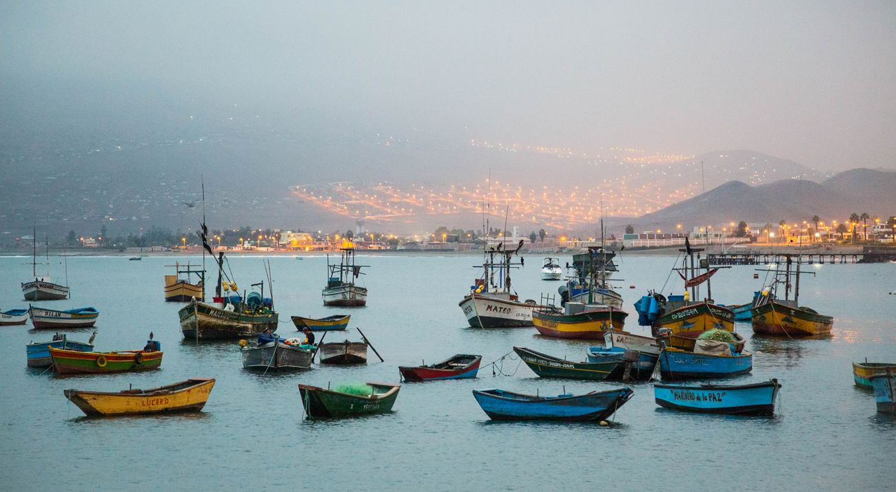 Fisherman in Ancon, Peru, where TNC's sustainable fisheries management tool, FishPath, was piloted.