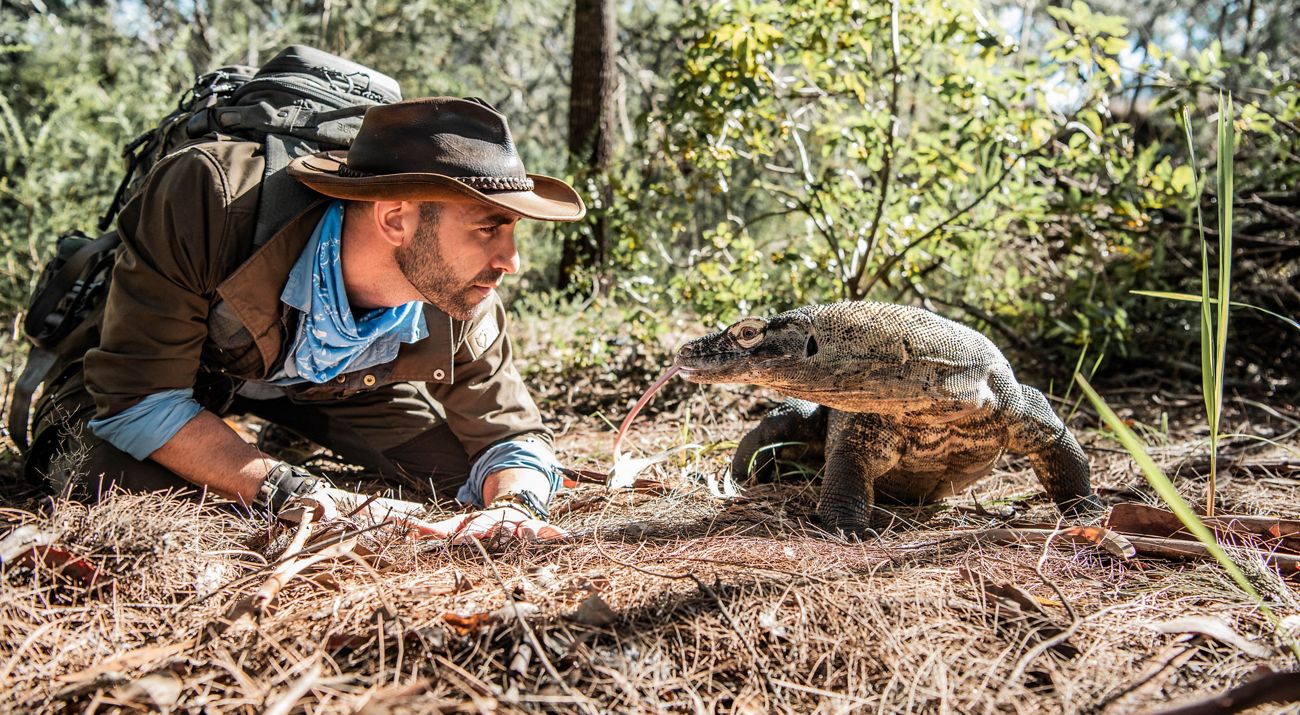 Coyote Peterson in the wild