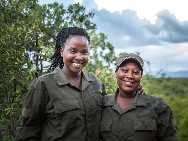 Rangers at the Randilen Wildlife Management Area in Tanzania serve their communities by protecting wildlife. 