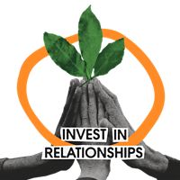 Invest in relationships icon