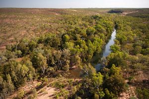 Aerial view of Fish River station