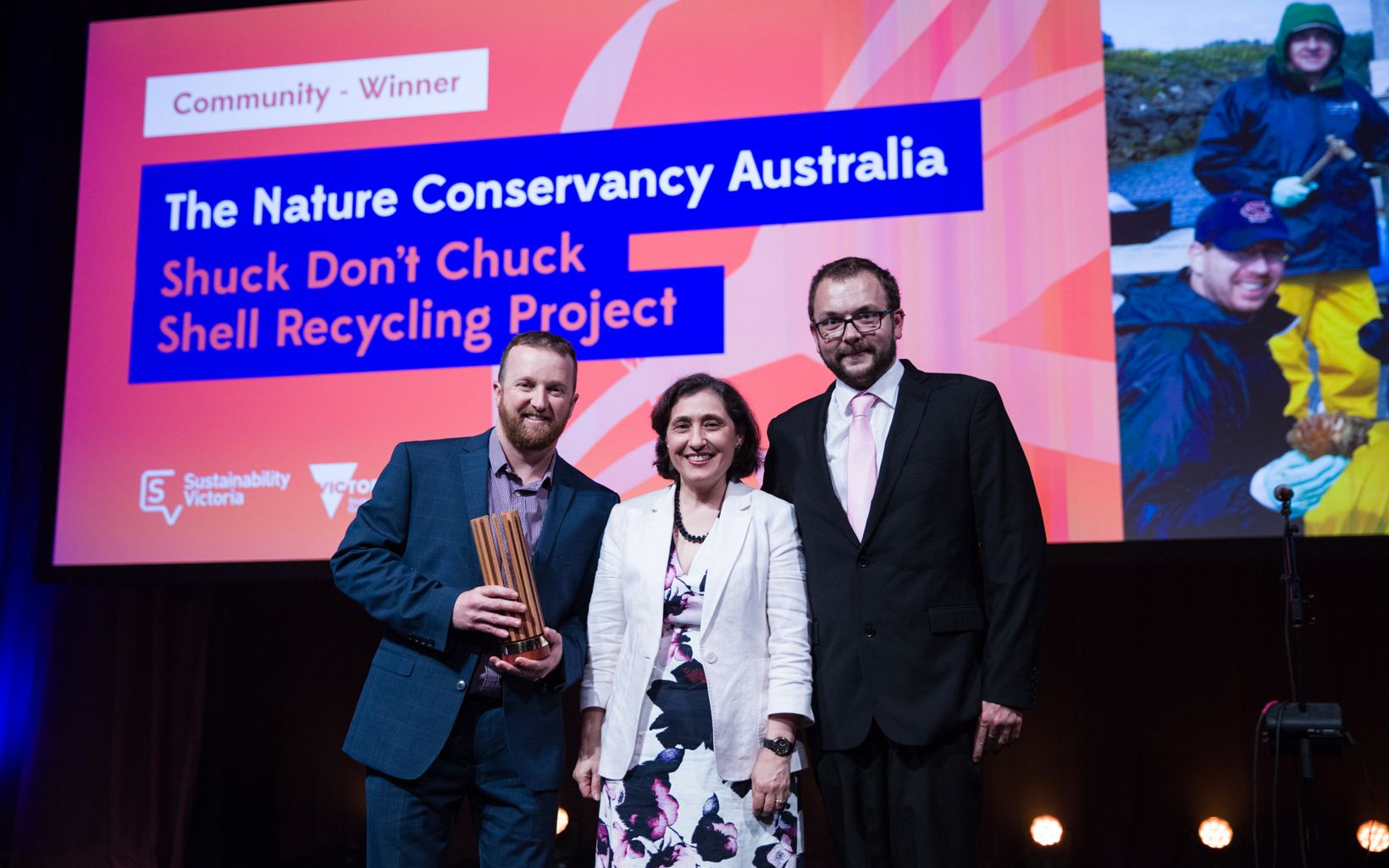 Award winning project In 2017 'Shuck Don't Chuck' was awarded the Victorian Premier's Sustainability Award in the Community Category. © Craig Moodie Photography Pty Ltd