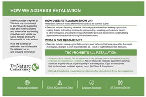 How we address retaliation