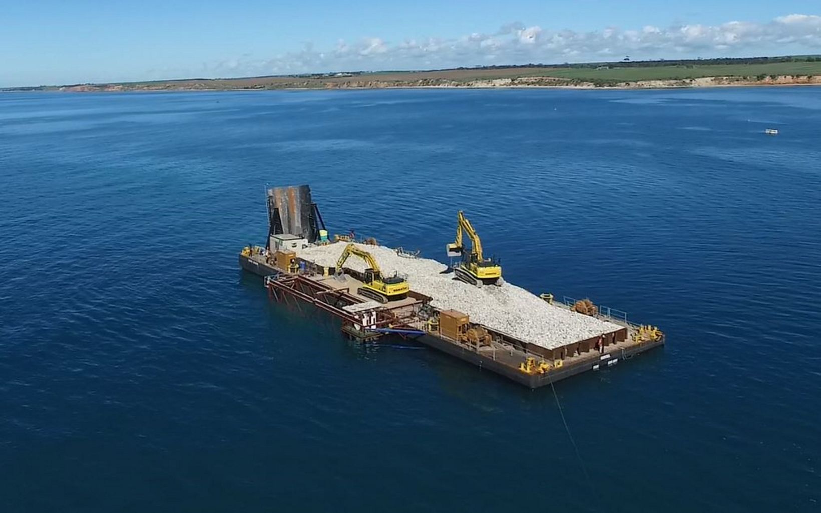 under construction off Rogues Point, SA - September 2018


