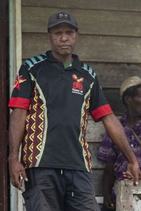 A local man from Papua New Guinea.
